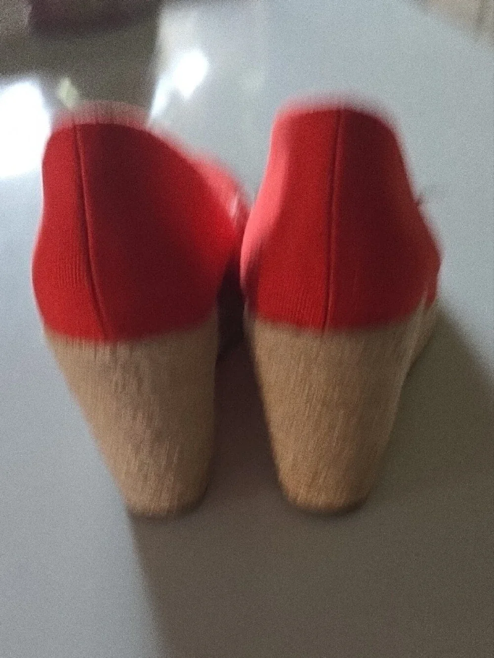 Merona Red Women’s Espadrille Wedge Pumps